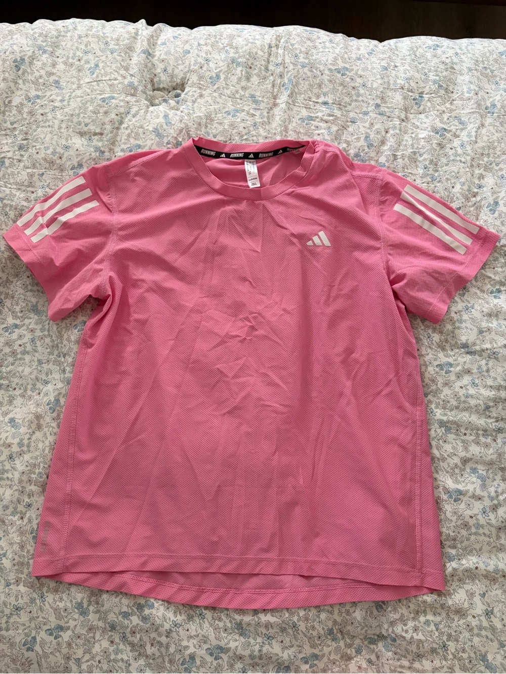 adidas Pink Short Sleeve Athletic Tee